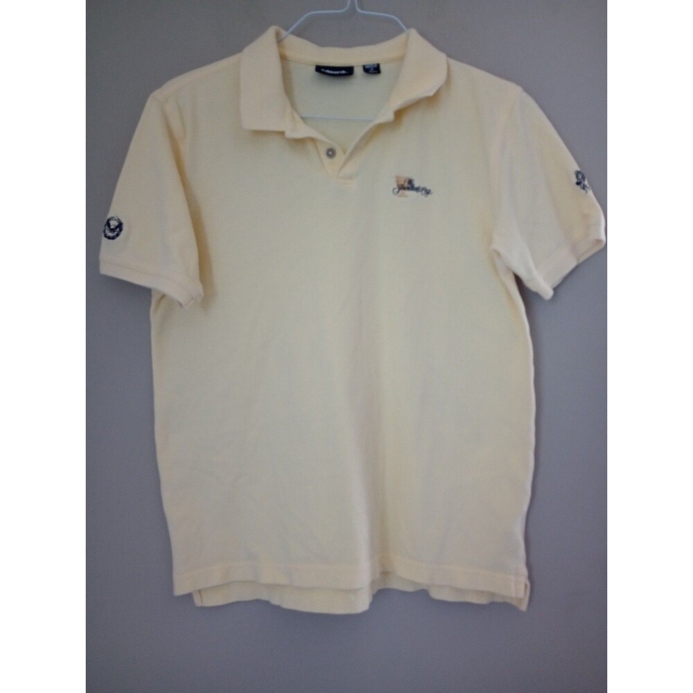 Ashworth The President's Cup Yellow Short Sleeve Polo Shirt Size 18 XL